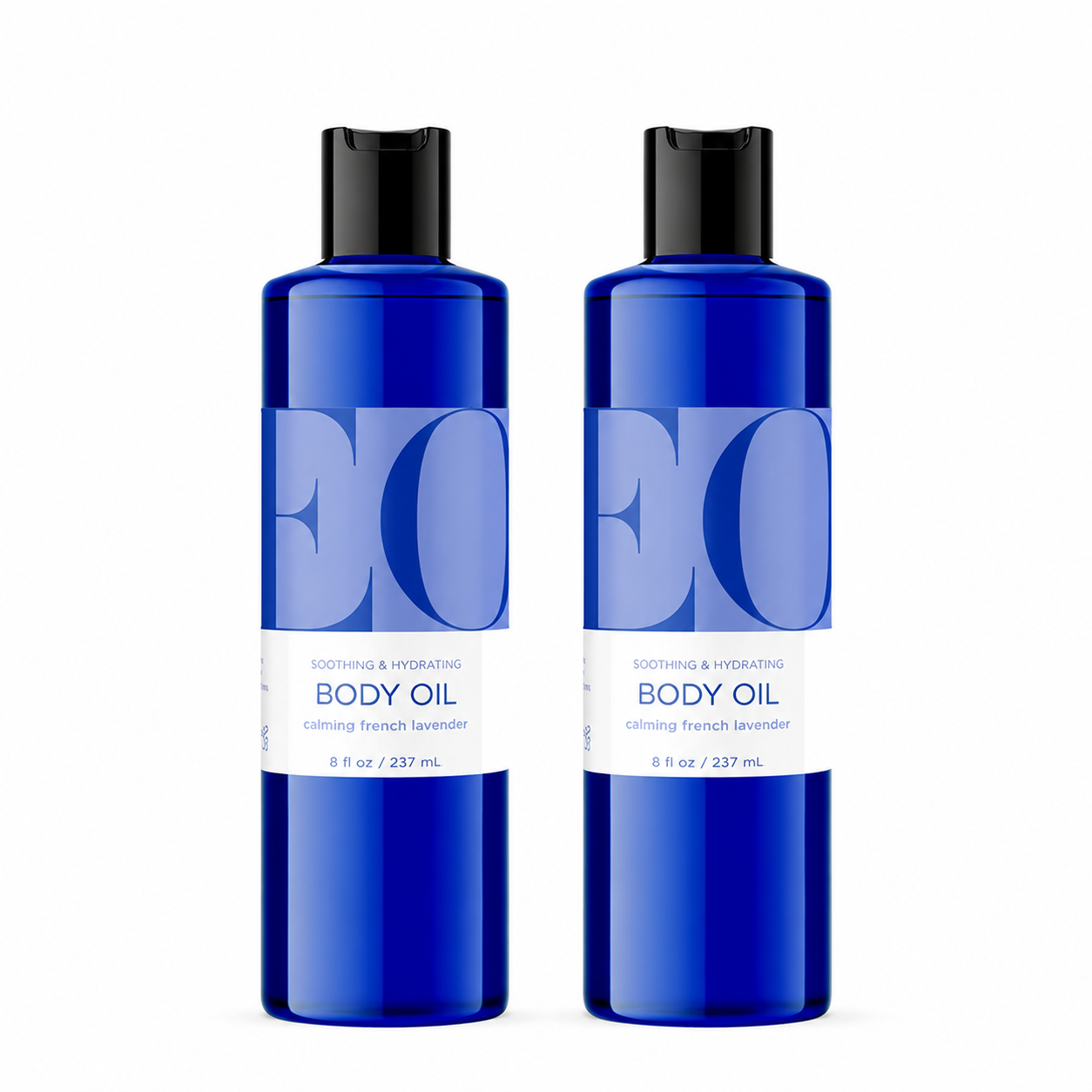 EO Body Oil French Lavender for Massage & Moisture 8-oz Bottles Eo